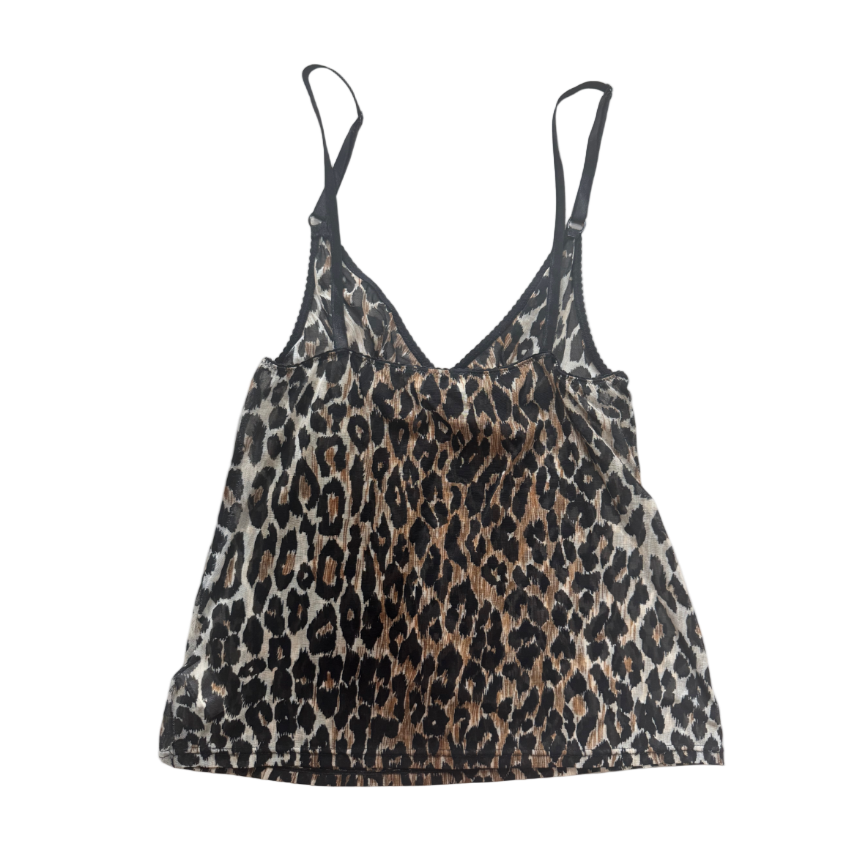 Dolce & Gabbana Leopard Mesh Top