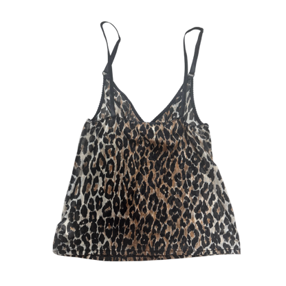 Dolce & Gabbana Leopard Mesh Top