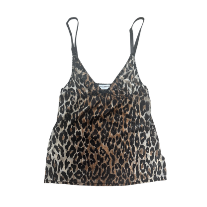 Dolce & Gabbana Leopard Mesh Top