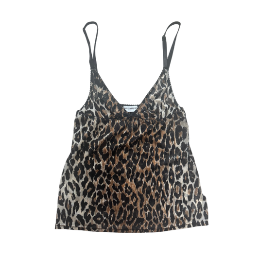 Dolce & Gabbana Leopard Mesh Top