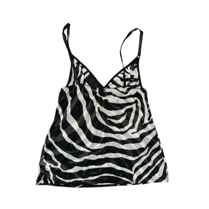 Dolce & Gabbana Zebra Mesh Top
