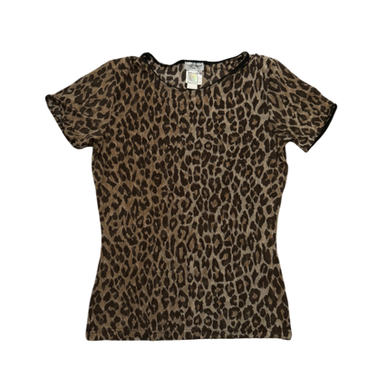 Dolce & Gabbana Leopard Mesh T-Shirt