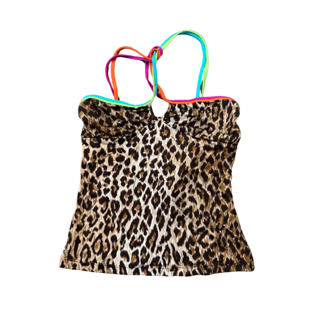 Dolce & Gabbana Beachwear Leopard Halter Top
