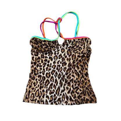 Dolce & Gabbana Beachwear Leopard Halter Top