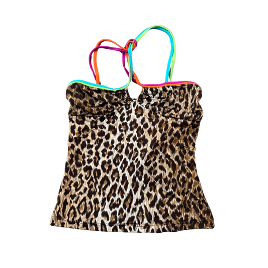 Dolce & Gabbana Beachwear Leopard Halter Top