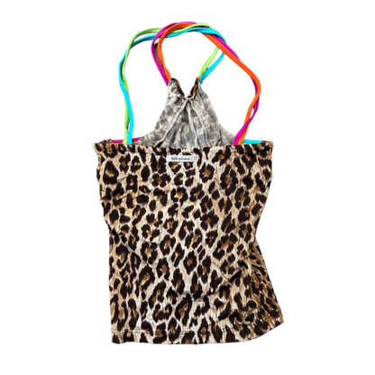 Dolce & Gabbana Beachwear Leopard Halter Top