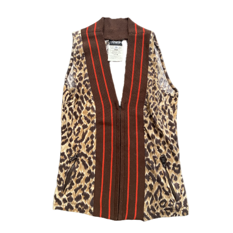 Dolce & Gabbana Leopard “Aerobic Groove” Vest