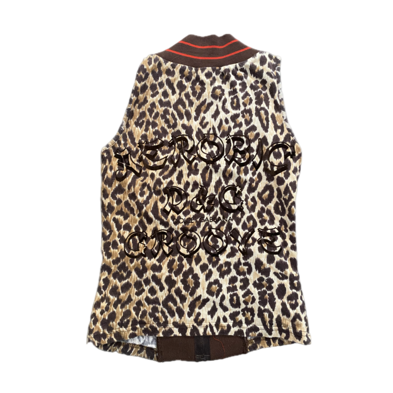 Dolce & Gabbana Leopard “Aerobic Groove” Vest