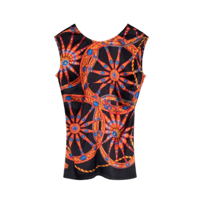Dolce & Gabbana Printed Silk Top
