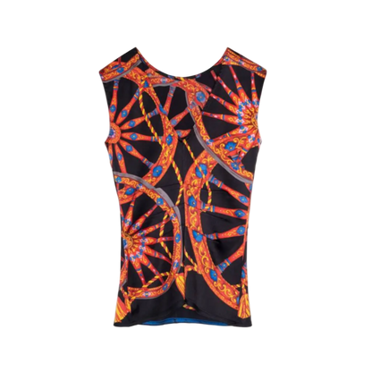 Dolce & Gabbana Printed Silk Top