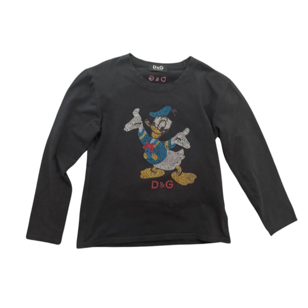 Dolce & Gabbana Rhinestone Disney Top
