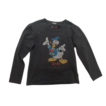 Dolce & Gabbana Rhinestone Disney Top