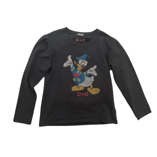 Dolce & Gabbana Rhinestone Disney Top