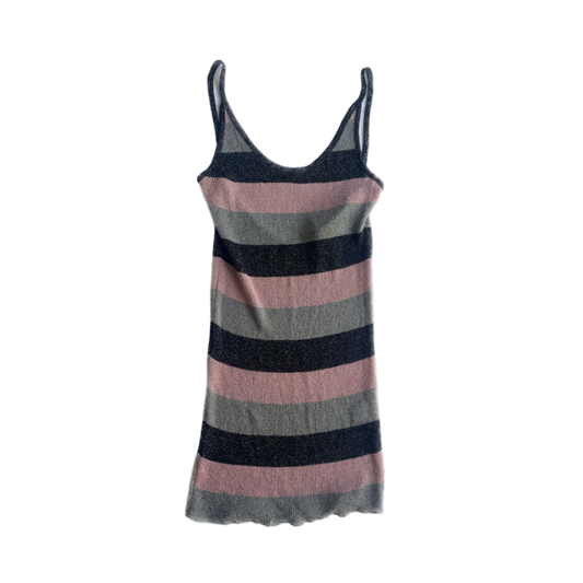 Dolce & Gabbana Striped Sheer Cami Top