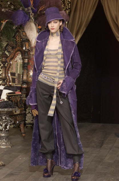 Dolce & Gabbana Striped Sheer Tube Top