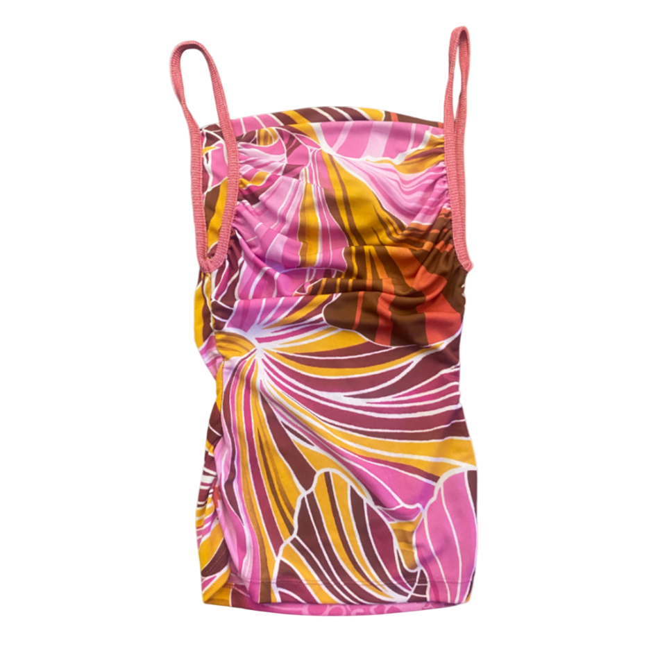 Dolce & Gabbana Floral Cowl Neck Top