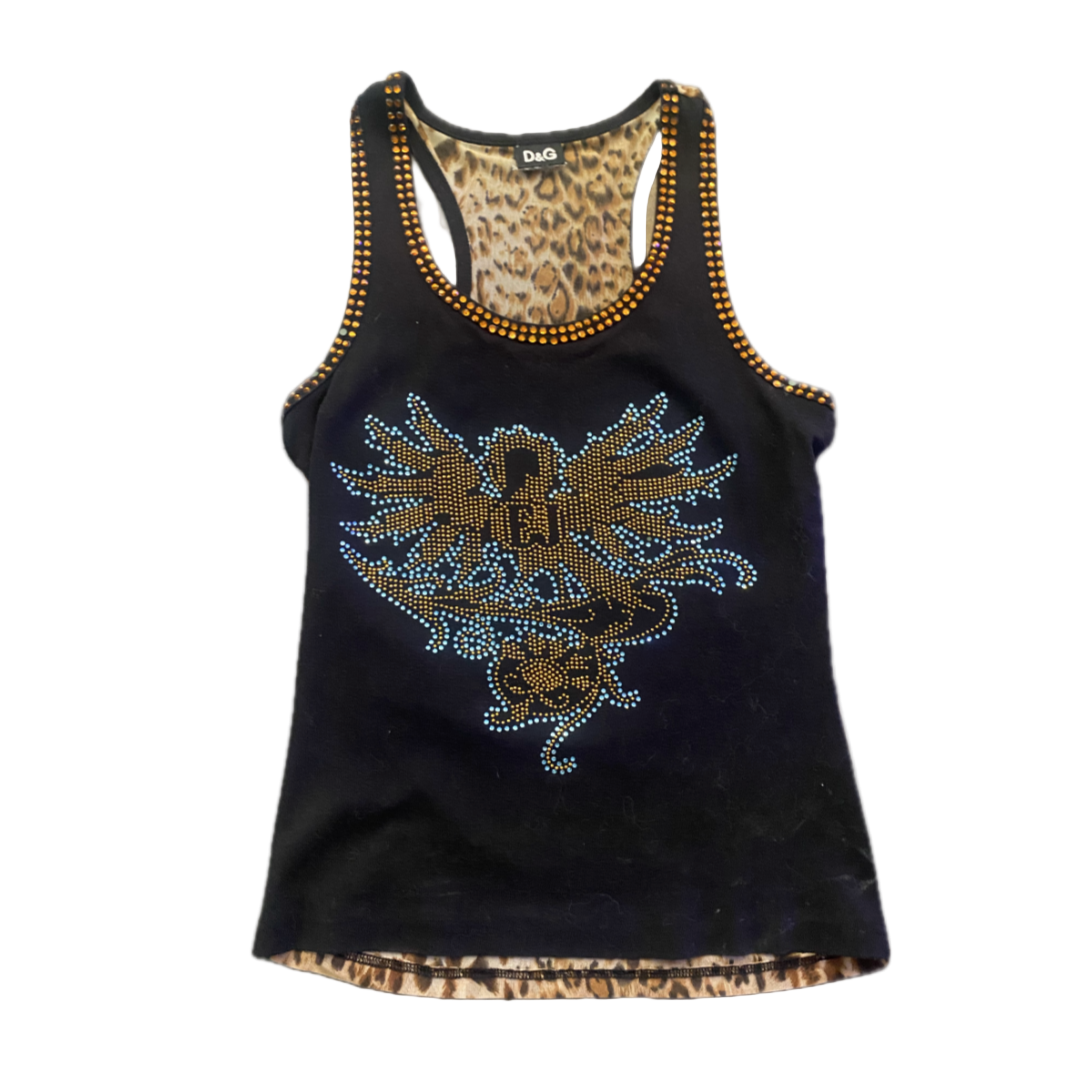 Dolce & Gabbana Elton John Leopard Top