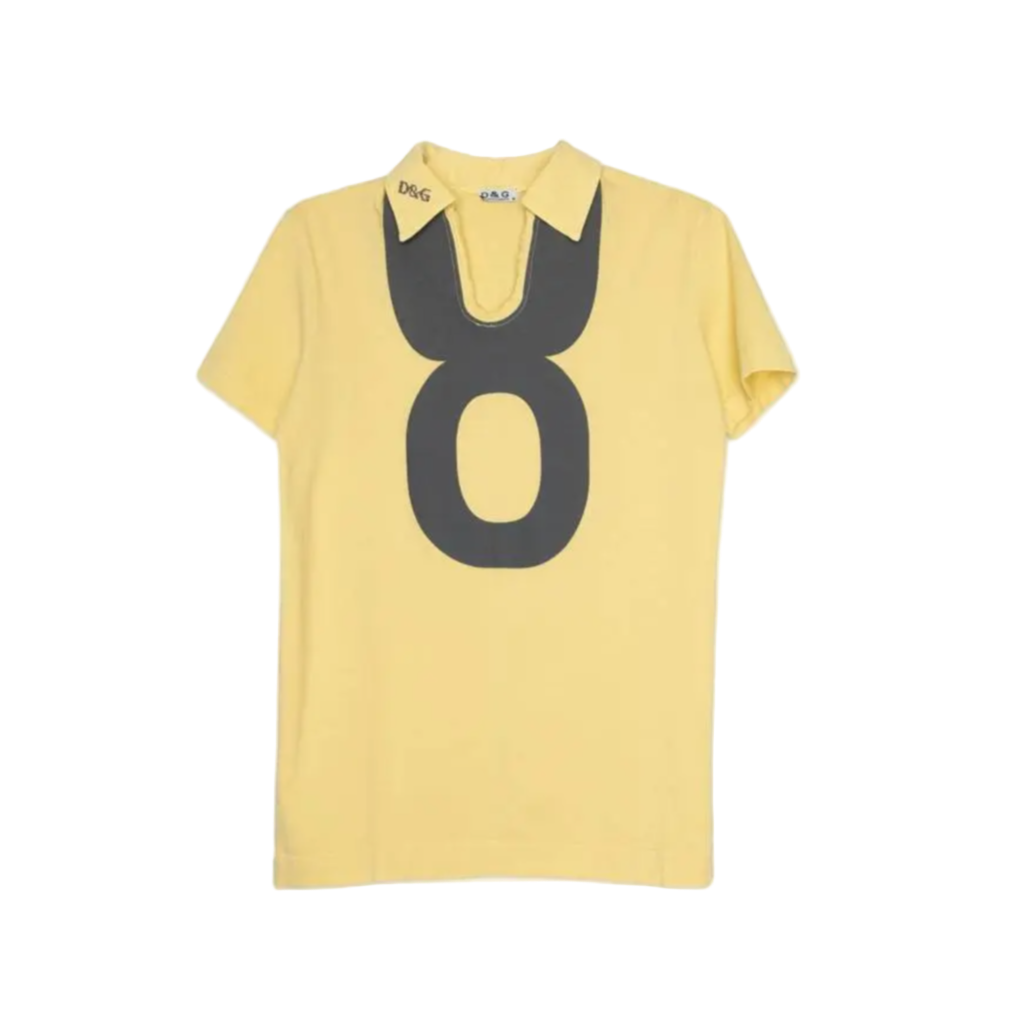 Dolce & Gabbana “8” Polo Top