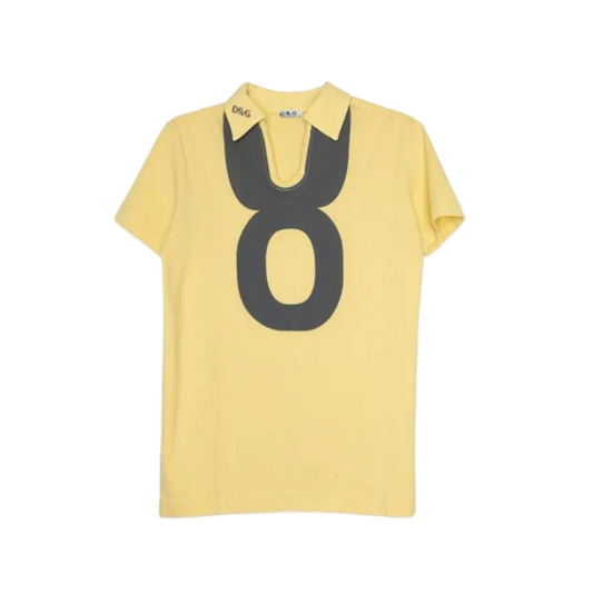 Dolce & Gabbana “8” Polo Top