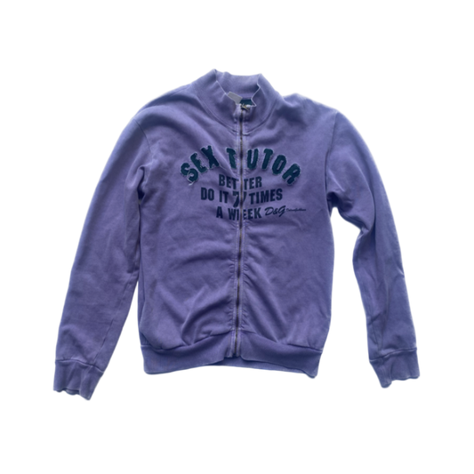 Dolce & Gabbana “Sex Tutor” Zip Up Sweater