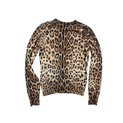 Dolce & Gabbana Cheetah Print Cardigan