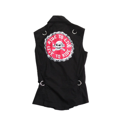 Versace Black ‘Chaos Couture’ Vest Top