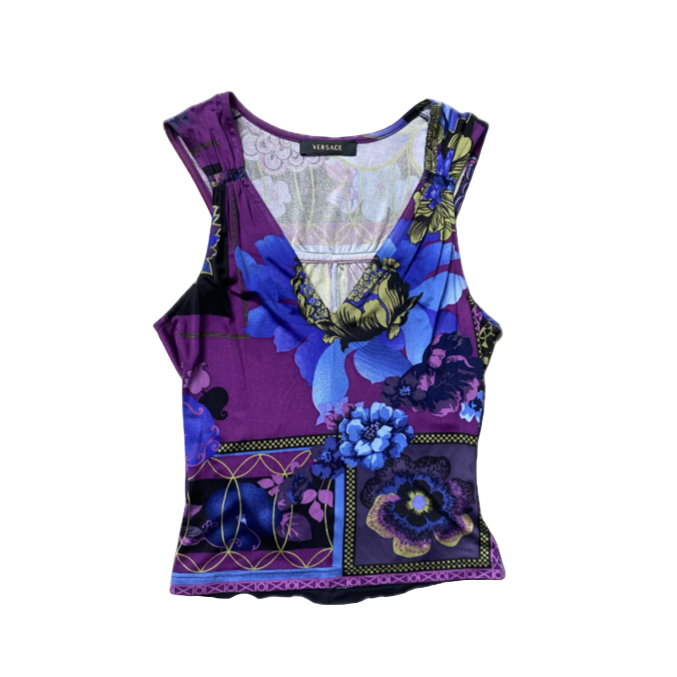 Versace Floral Top
