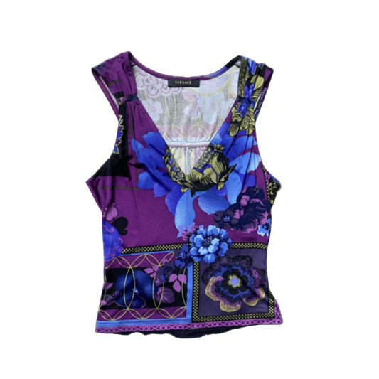 Versace Floral Top