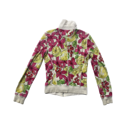 Blumarine Pink Lemon Zip Up Terry Cloth Jacket