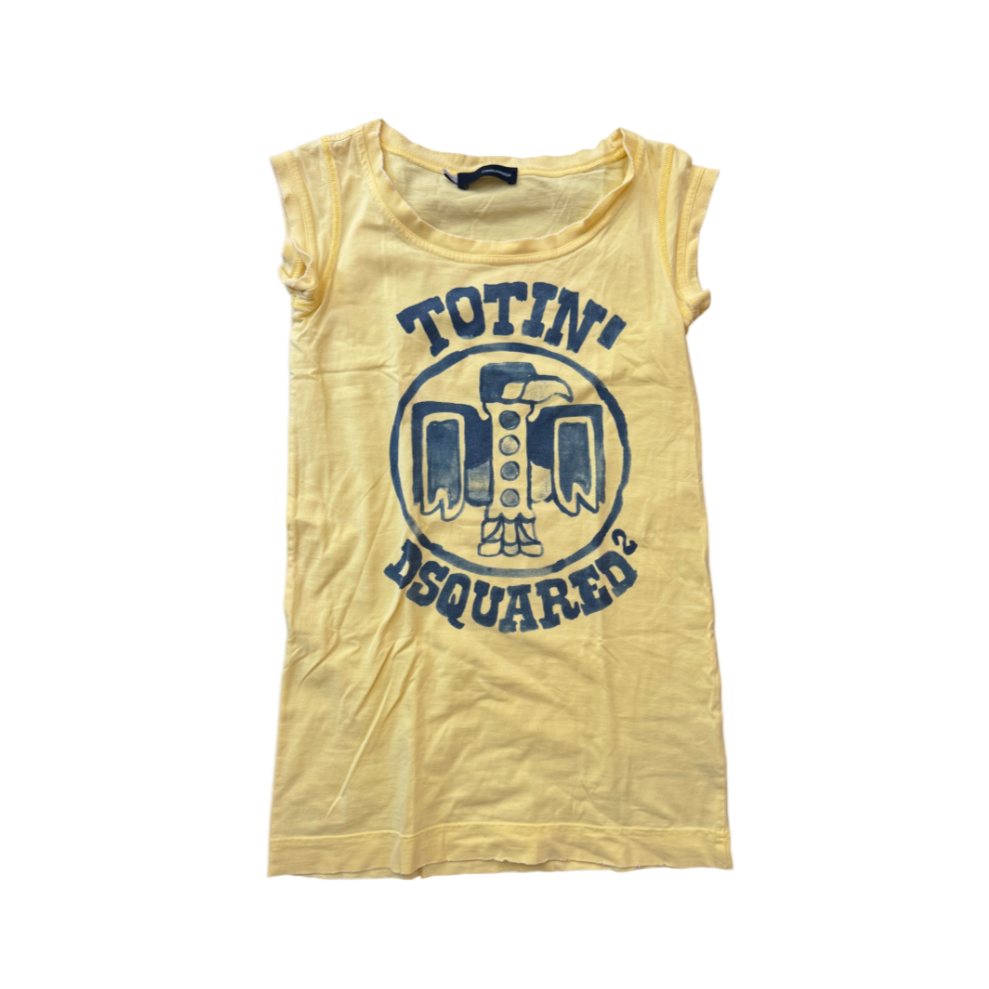 Dsquared² “Totin Dsquared²” Yellow Top