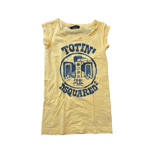 Dsquared² “Totin Dsquared²” Yellow Top