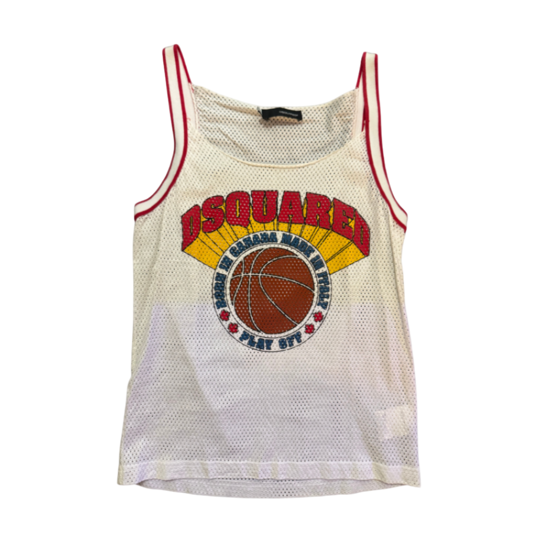 Dsquared² Basketball Mesh Tank Top