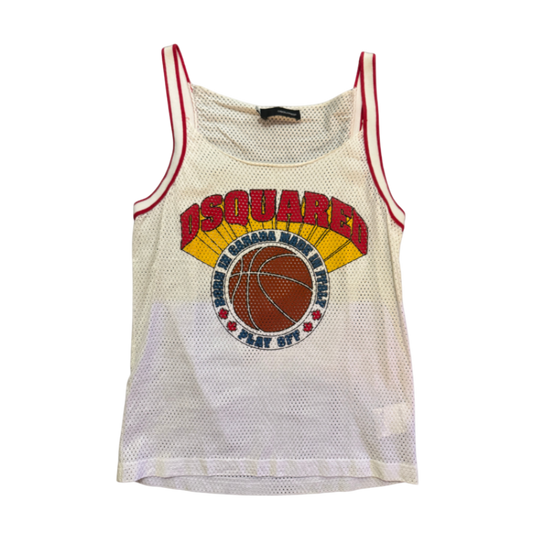 Dsquared² Basketball Mesh Tank Top