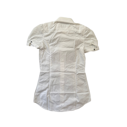 Dsquared² Sequin Detailed Short Sleeve Blouse