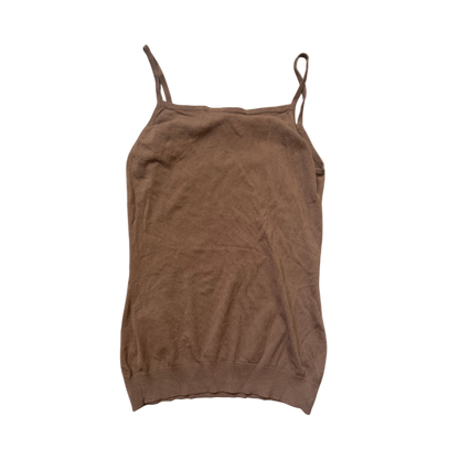 Dsquared² Brown Knit Tank