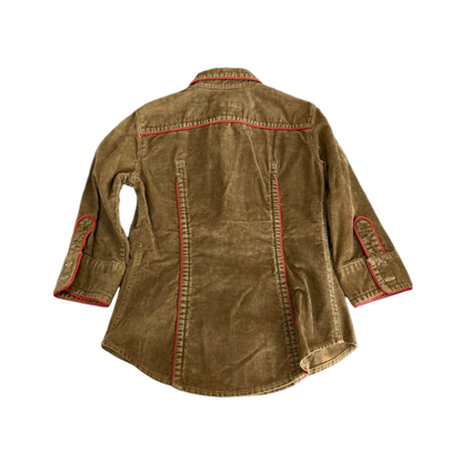 Dsquared² Camel Tan Button-up Top