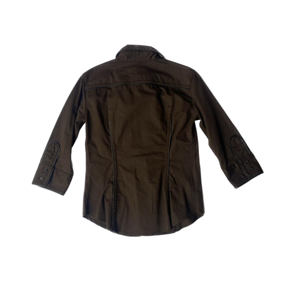 Dsquared² A/W 2004 Brown Button-up Top