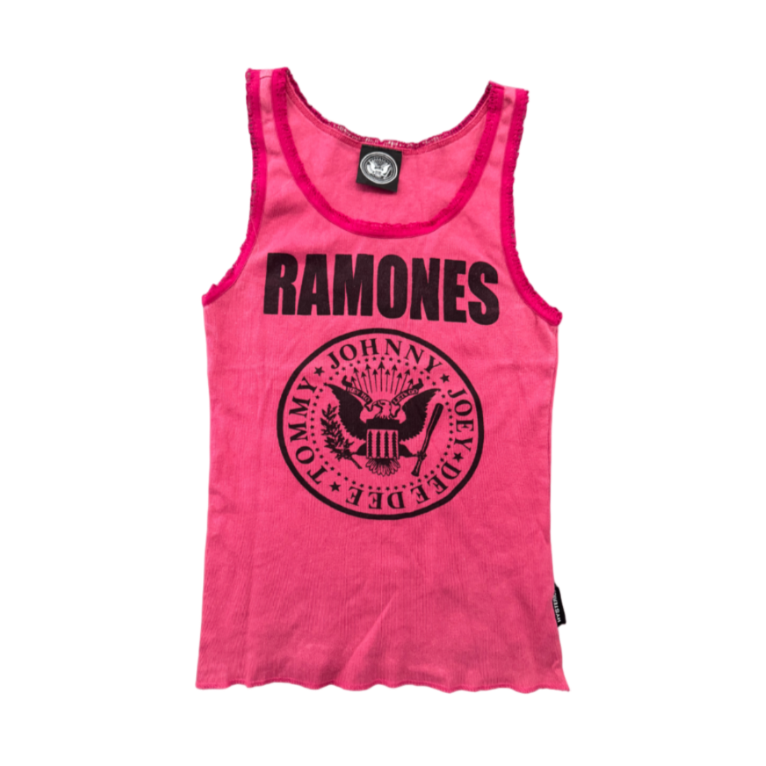 Hysteric Glamour Pink “Ramones” Tank Top