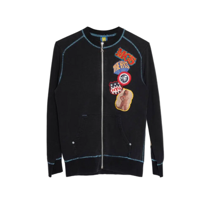 Hysteric Glamour Zip Up w/ Embroidered Patches