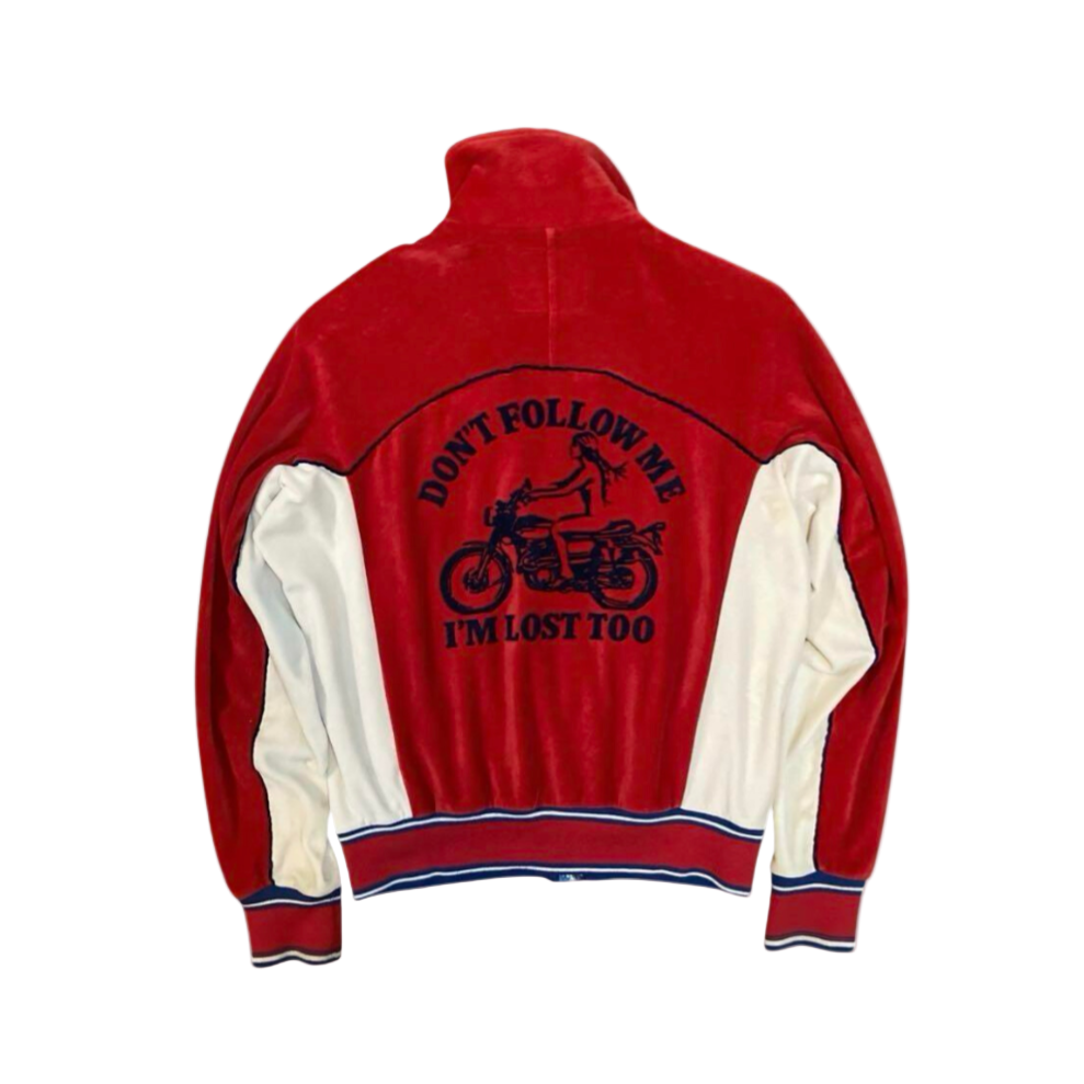 Hysteric Glamour “Don’t Follow Me I’m Lost Too” Zip Up