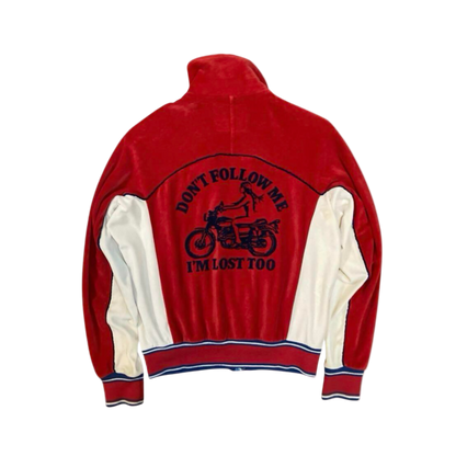 Hysteric Glamour “Don’t Follow Me I’m Lost Too” Zip Up