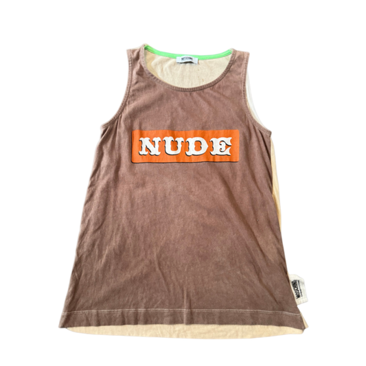 Moschino “Nude” Tank Top