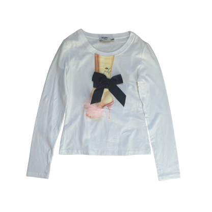 Moschino Jeans Ankle Bow Top