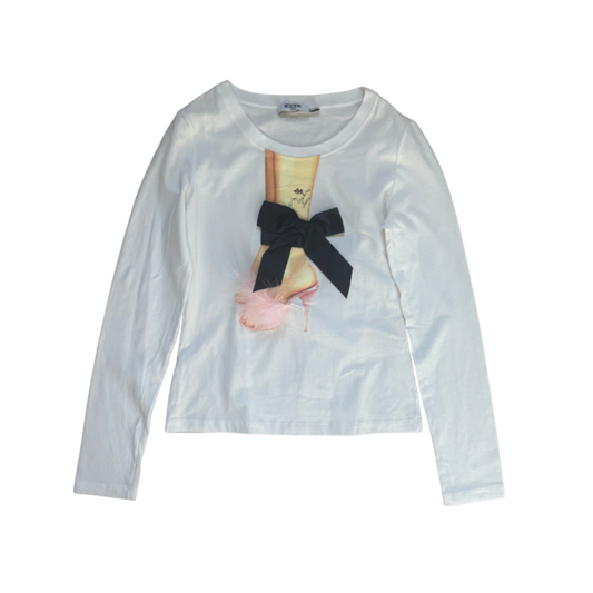 Moschino Jeans Ankle Bow Top
