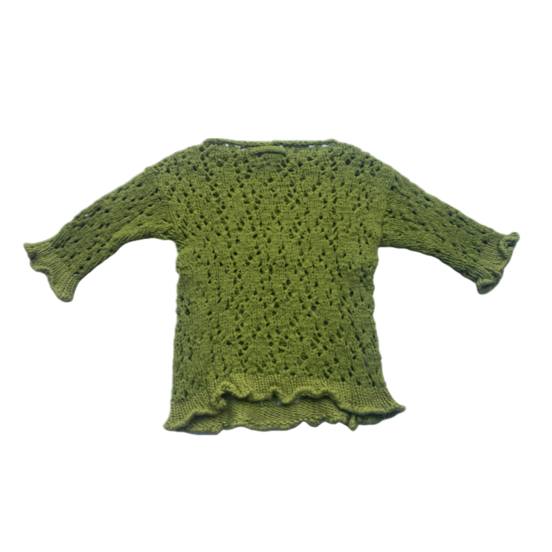 Jean Paul Gaultier Crochet Knit Top