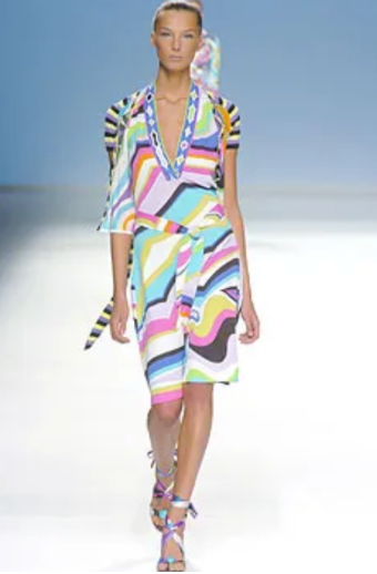 Emilio Pucci Multi-Colored Tank Top