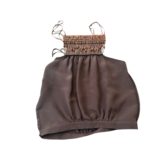 Chloé Beaded Halter Top