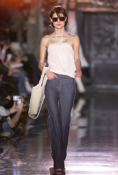 Chloé Beaded Halter Top