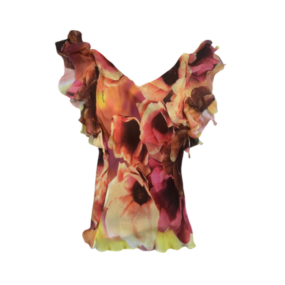 Roberto Cavalli Floral Top
