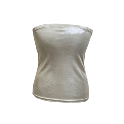 Vivienne Tam Silver Tube Top